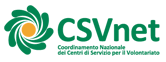 Logo del CSVnet - Coordinamento Nazionale dei Centri di Servizio per il Volontariato