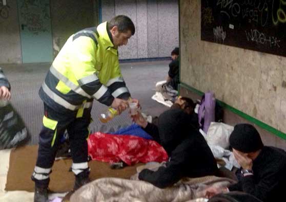 Piano Freddo, assistenza ai senza fissa dimora.