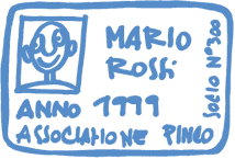 Disegno di Giulia Forino - tessera associativa